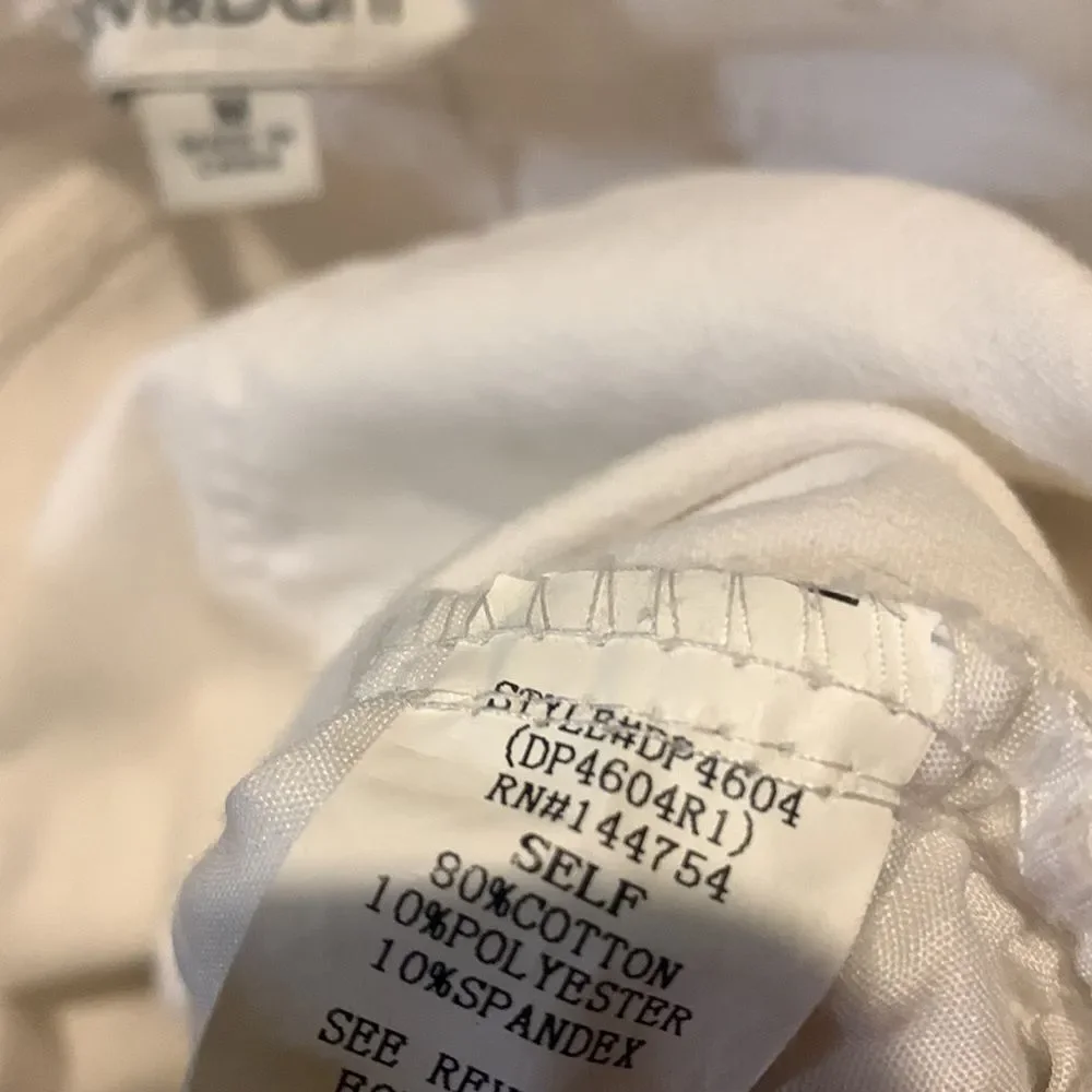 Davi & Dani white jeans size medium